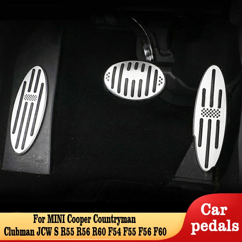 

Car Accelerator Fuel Brake Foot Rest Pedal Pad For MINI Cooper Countryman Clubman JCW S R55 R56 R60 F54 F55 F56 F60 Accessories