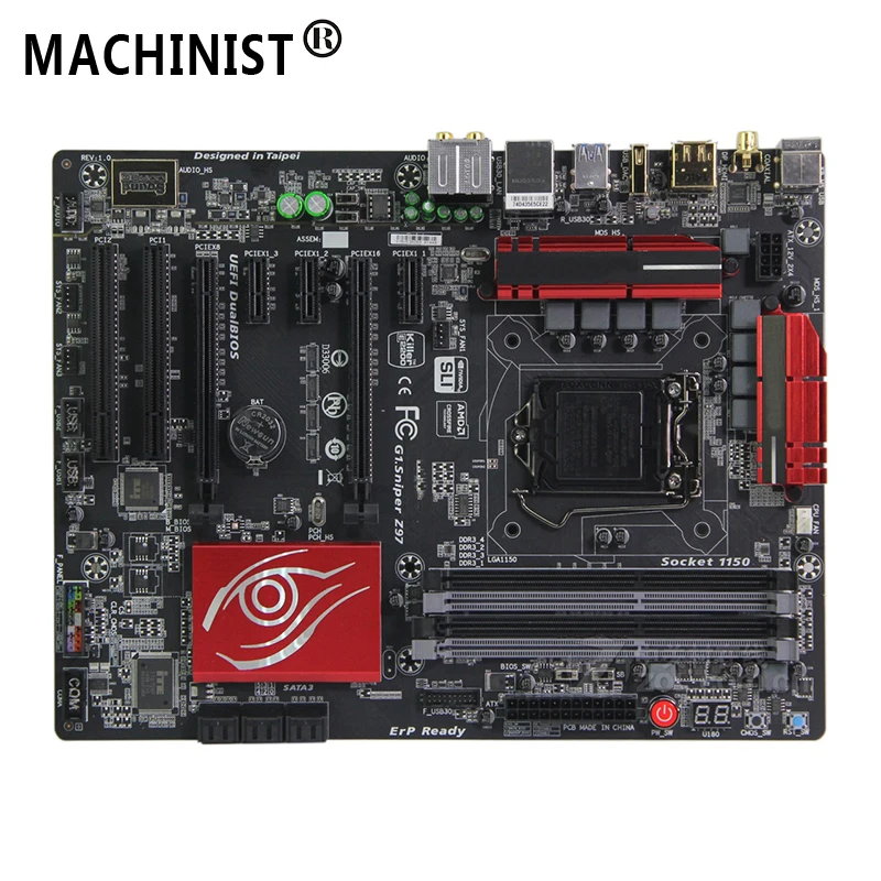 

For Gigabyte G1.Sniper Z97 Desktop motherboard MB Intel Z97 LGA1150 ATX DDR3 32GB SATA3.0 USB3.0 100% fully Tested Free shipping