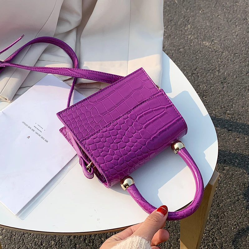 

Mini Stone Pattern Totes For Women 2020 New Fashion Crossbody Shoulder Bags Simple Flap Bag Handbags Lady Travel Cross Body Bag