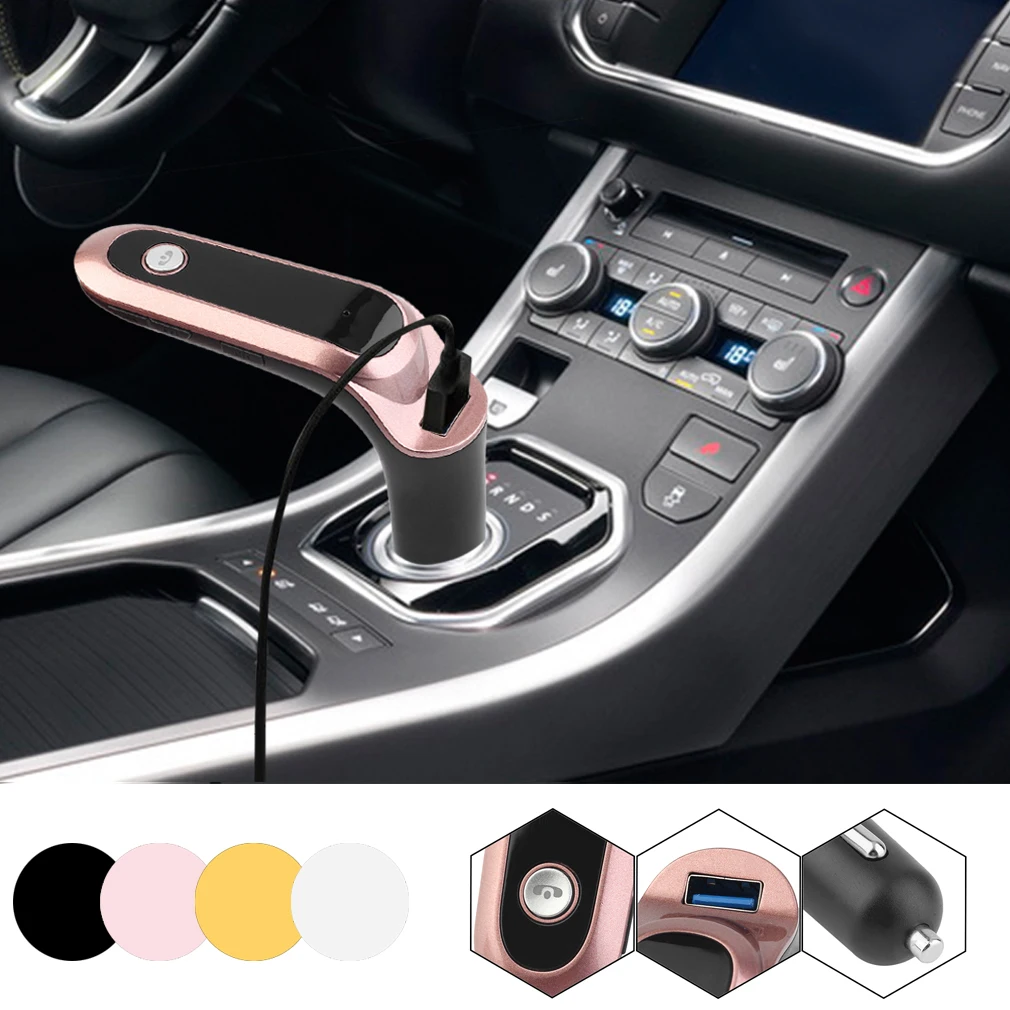 Портативный автомобильный mp3-плеер V4.0, fm-передатчик, ЖК-дисплей, радиопередатчик с функцией зарядки автомобиля