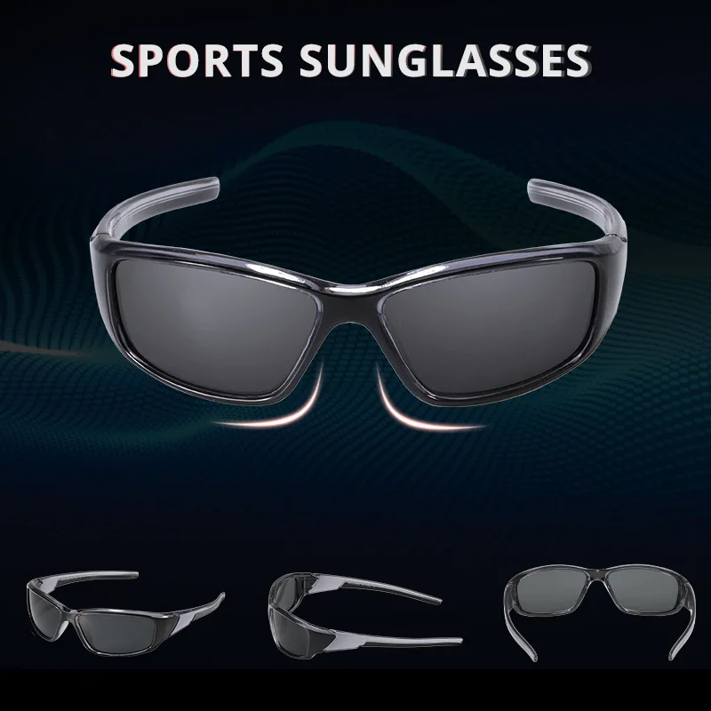 Профессиональные рыболовные Поляризованные спортивные солнцезащитные очки для мужчин и женщин легкие велосипедные очки для вождения на открытом воздухе с коробкой с защитой от ультрафиолетового излучения