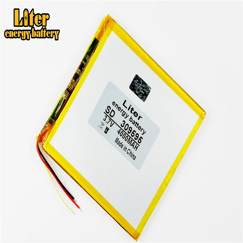 3 line 309595 3.7V 4000MAH Li-ion battery for tablet pc 7 inch 8 9inch Tablet Battery inner | Электроника
