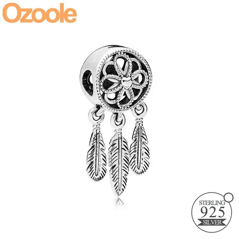 

Authentic 925 Sterling Silver Spiritual Dreamcatcher Charm Dangle Fit Original Pandora Bracelet Women Gift DIY