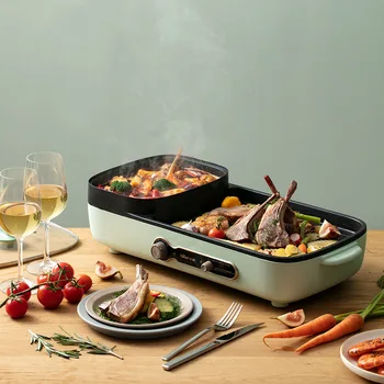 

Bear/Bear Dhg-c30g2 Electric Fire Hot Pot Household Hot Pot Barbecue One-piece Pot Multi-functional Large-Volume