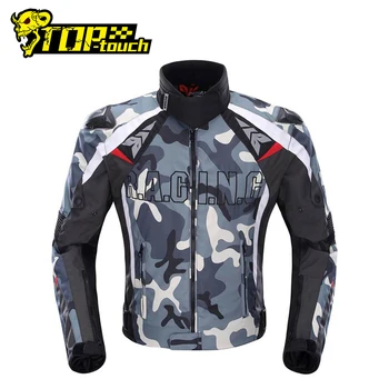 

DUHAN Motorcycle Jacket Men Motocross Motorbike Jacket Clothing Camouflage Alloy Shoulder Protector Moto Jacket Protective Gear