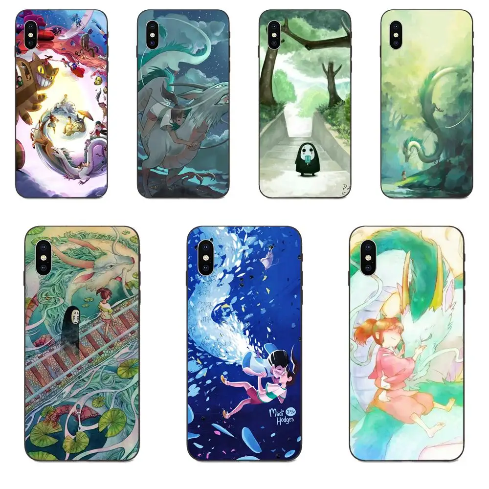 Мягкий модный Чехол для мобильного телефона Noface Spirited Away Studio Ghibli с принтом Xiaomi Redmi