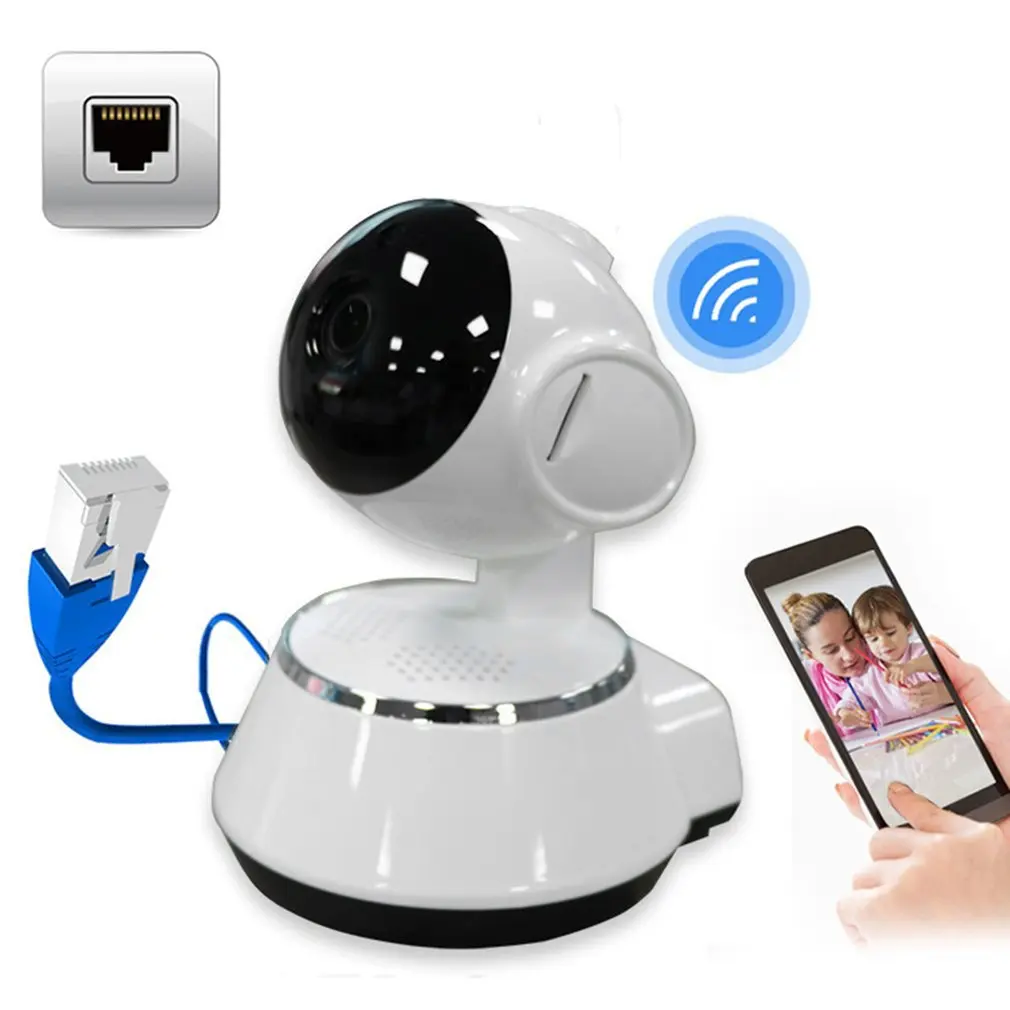Детский Монитор портативная WiFi ip-камера 720P HD Беспроводная умная детская камера Аудио Видео Запись наблюдения домашняя камера безопасности