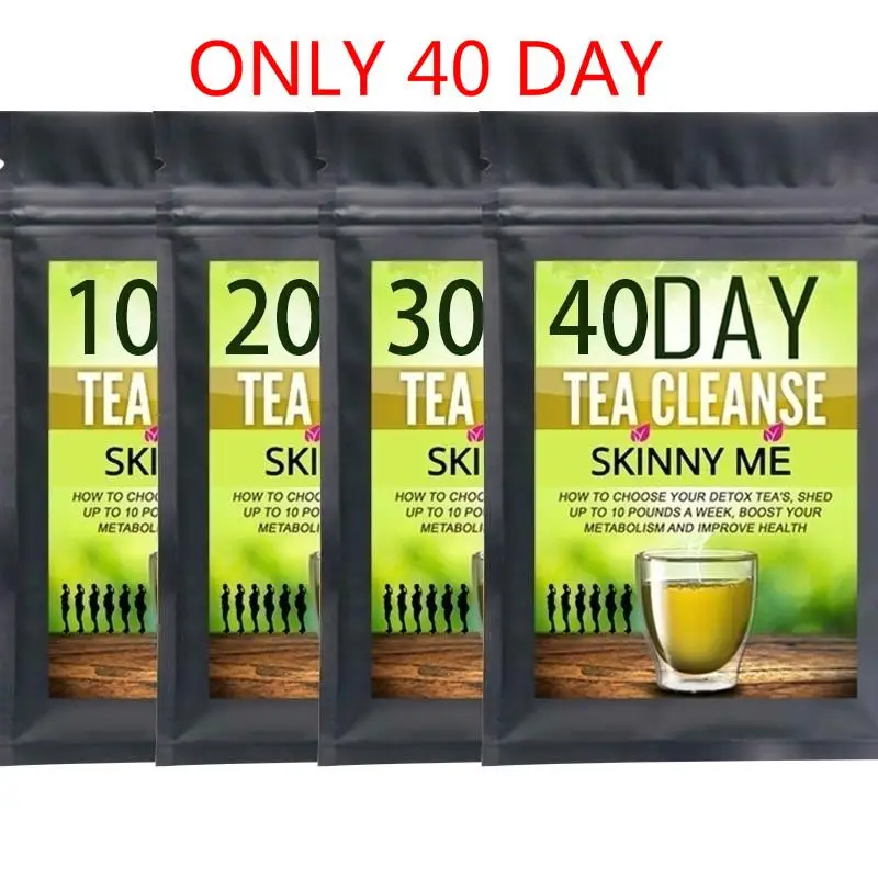 40 day Качественный натуральный Детокс, красота чая, чтобы уменьшить вздутие и запоры - Цвет: 40 day