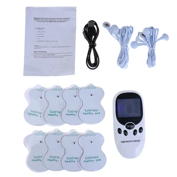 

New Good Quality Healthy Care Full Body Tens Acupuncture Electric Therapy Massager Meridian Physiotherapy Massager 6 Modes