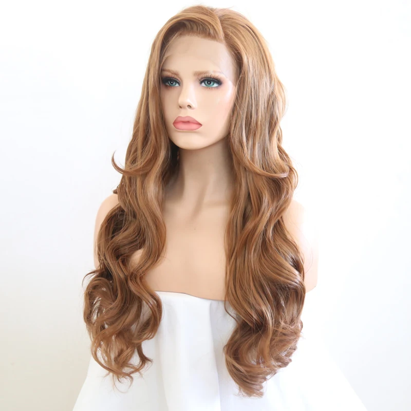 RONGDUOYI пепельный блонд волнистый синтетический парик на кружеве для женщин длинные термостойкие волосы косплей парик с боковой частью