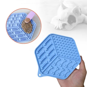 

Dog Lick Pad Suction Silicone Dog Feeding Lick Mat Pet Dog Feeder Slow Food Dispensing Mat WXV Sale