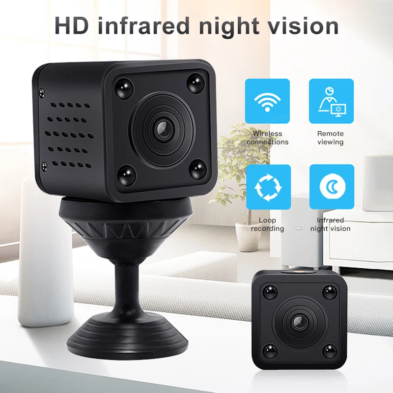 Mini IP Camera HD 1080P Wifi Night View Human Tracking Voice Video Monitor Security Wireless Camcorders Surveillance HDQ9 Cam 8mm camcorder for sale