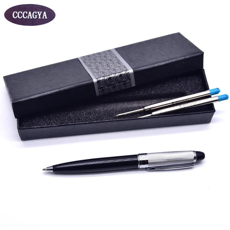 CCCAGYA C001 Heavy metal Carved designs Ballpoint pen .Office School stationery Learn Supplies Writing Metal gifts pen refills