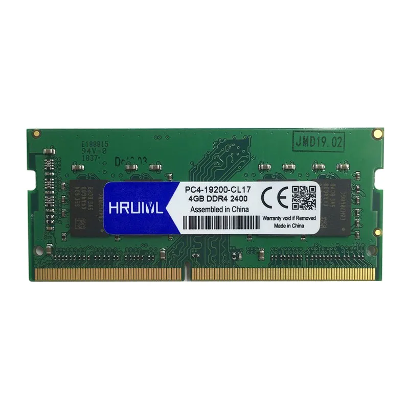 HRUIYL ноутбук DDR4 4 ГБ 8 16 4G 8G 16G ОЗУ память DDR Φ 2133 2400 2666 МГц 260 pin SODIMM|Оперативная память|