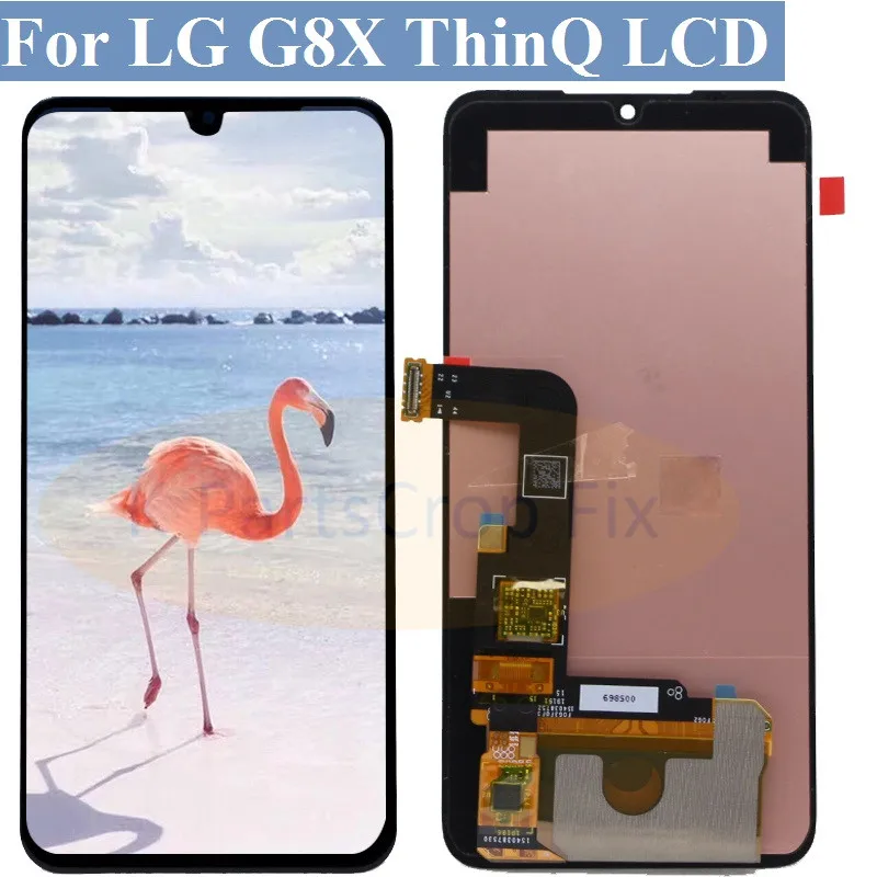 

6.4''For LG G8X ThinQ LCD Display with Touch Screen Digitizer Replacement With Tools for LG G8X LCD Display