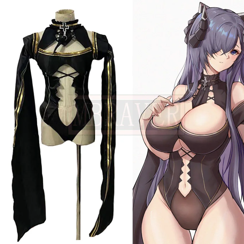 

Пикантный бикини для косплея по мотивам игры «Азур Лейн», август вон парсеваль, костюм для Хэллоуина, рождественской вечеринки, униформа на заказ любого размера