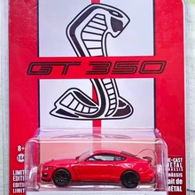 Зеленый светильник 1: 64 Ford Shelby GT350 игрушечный автомобиль игрушки для детей литая модель автомобиля подарок на день рождения