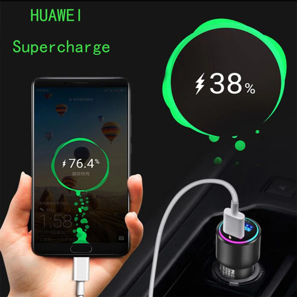Оригинальное зарядное устройство для быстрой зарядки HUAWEI CP31, 9 В, 2 А, Макс., 18 Вт, двойное зарядное устройство USB, 2 А, кабель type-C