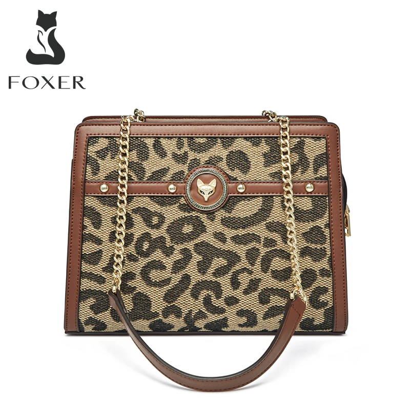 Foxer Fumy Leather Women Messenger Bag