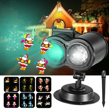 

DJ disco light Animated Led Projector Remote Control Light Christmas Halloween Projector Lights for Holiday Party Home