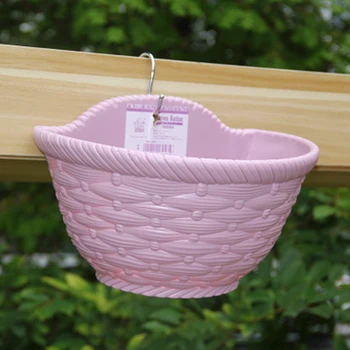 

Plant Pot Hanging Wall Display Garden Fence Balcony Garden Decorations Seedling Flowers Art Basket Planter