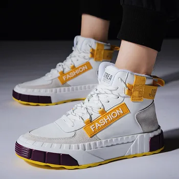 

New Arrival Men Fashion Causal Shoes Spring Summer Autumn High Top Hip Hop Chunky Sneakers Male Trending Luxury Shoes