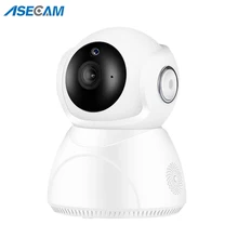 Cámara de seguridad IP de 3MP para el hogar, videocámara inalámbrica Pan/Tilt giratoria con seguimiento IA, visión nocturna, nube, P2P, CCTV, aplicación V380
