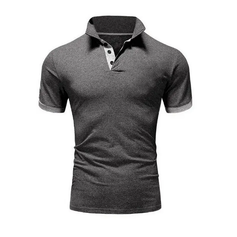 Ropa de Hombre Polo camisa 5xl hombres casual Delgado transpirable verano Polo camisa 10 цветов Hombre sólido manga corta