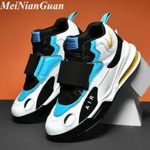 

Keep Warm Men's Shoes Faux Fur Plus Size High Top Sneakers Air Cushion Men Casual Shoes Platforms Fashion Mens Tennis 2021 B18