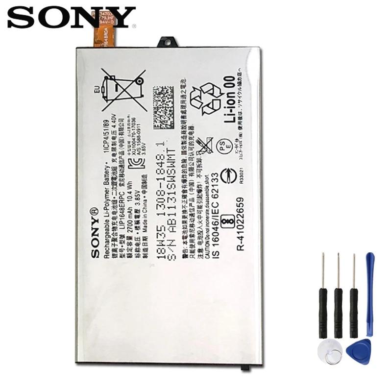 

Original Replacement Sony Battery For SONY XZ1 mini LIP1648ERPC Genuine Phone Battery 2700mAh