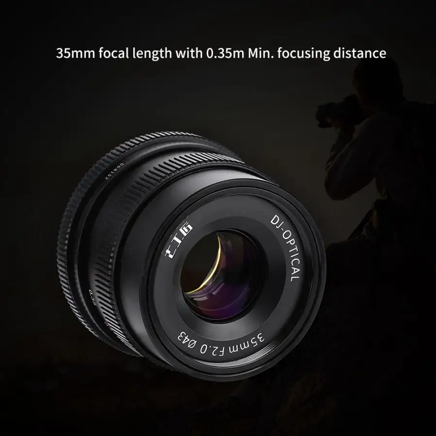 7artisans 35 мм f2.0 Prime объектив камеры Лен для всех одной серии для E-mount камеры s SONY A7/A7R/A7S/A7II/A7RII/A7SII/A6300/A6500