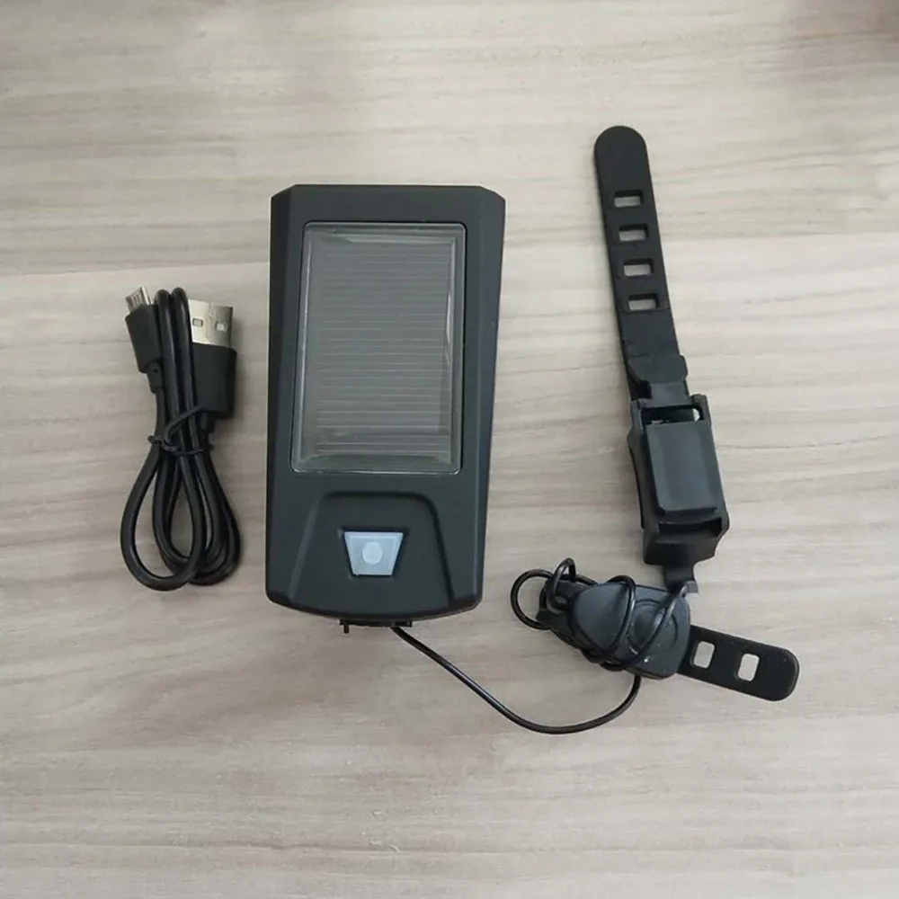 Солнечный велосипедный, зарядка от usb света с высокой яркостью с динамиком