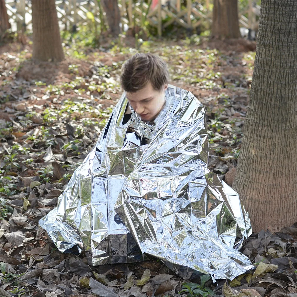 

20Pack Outdoor Waterproof Windproof Reusable Emergency Survival Thermal Blanket First Aid Sun Shade Ground Cover