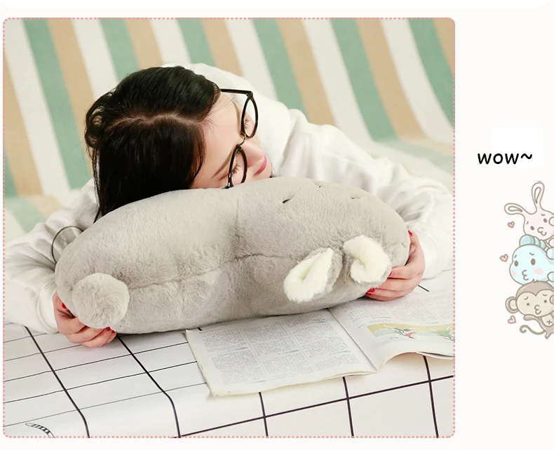 40 см Kawaii кролик формы в виде животных любимый кролик Comt Спящая Подушка красивая кукла детская игрушка