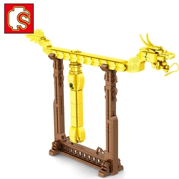 

SEMBO Movie Animals Action Figure Dragon King Chinese Ancient Myth Model Building Blocks Dinosaur Toys For Kids Christmas Gifts