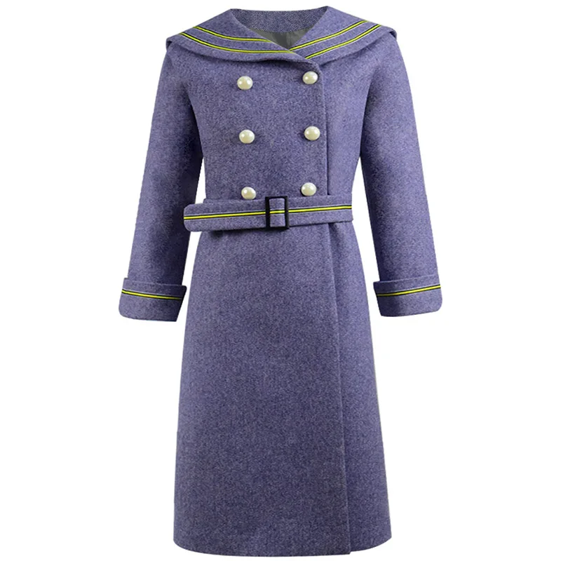 Cosdaddy Secret Garden Mary Lennox Paars Lange Jas Vrouwen Meisje Kinderen Winter Vintage Jas Jas Cosdaddy Secret Garden Mary Lennox Paars Lange Jas Vrouwen Meisje Kinderen Winter Vintage Jas Jas