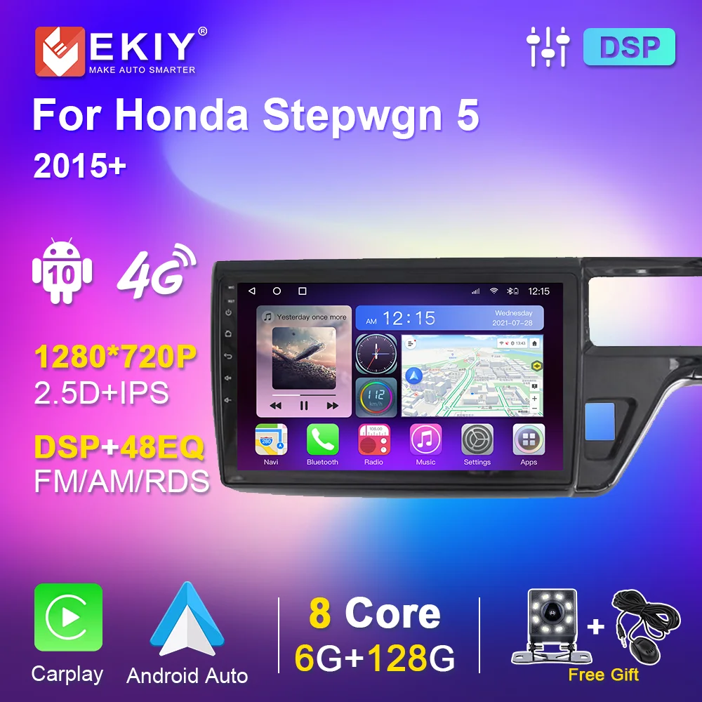 Автомагнитола для Honda Stepwgn 5 RHD 2015 с радио автомобильный DVD-плеер мультимедийное