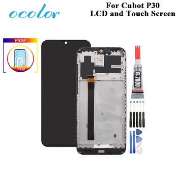 

For Cubot P30 LCD Display +Touch Screen With Frame 6.3 Inch Digitizer Assembly Replacement For Cubot P30+Tools+Adhesive