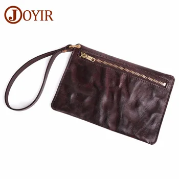 

Men's Wallet Genuine Leather Purse Men's Clutch Wallets Handy Bags Business Carteras Hombre Male Clutch Leather Phone Bag