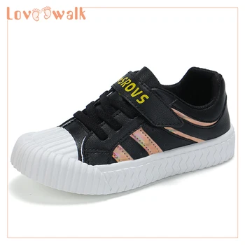 

Autumn Winter Girls Boys Sport Children Shoes Antislip Soft Bottom Kids Boy Sneaker Casual Flat Leather Running School Shoes