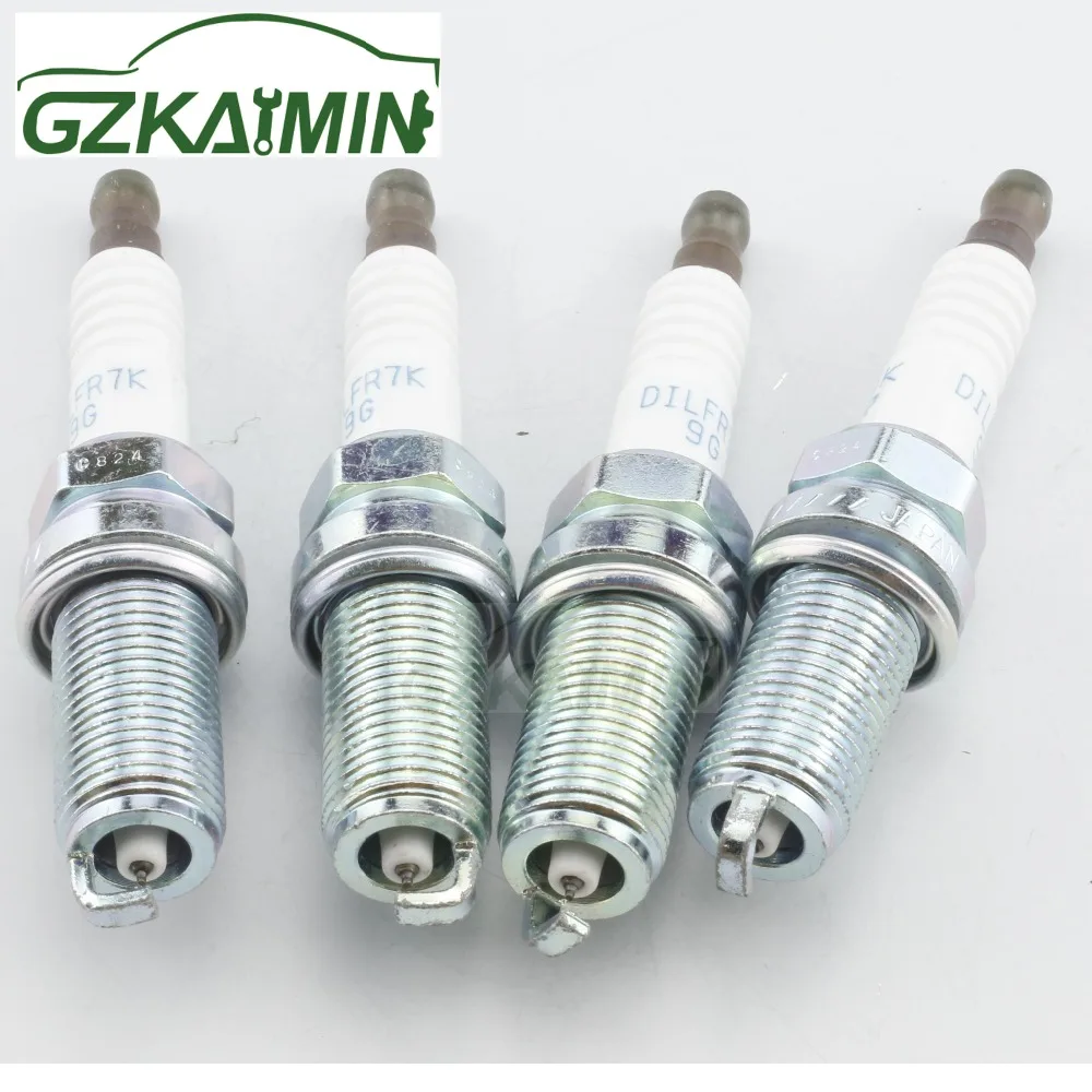 4 шт. OEM 90919-01276 DILFR7K9G иридиевая Свеча зажигания для Lexus GS Turbo GS200t 2008 GS300