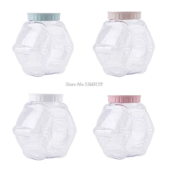 

2100ml Kitchen Food Container Seal Pot Tea Coffee Candy Storage Plastic Cereals Snacks Box Cookie Canister Jars