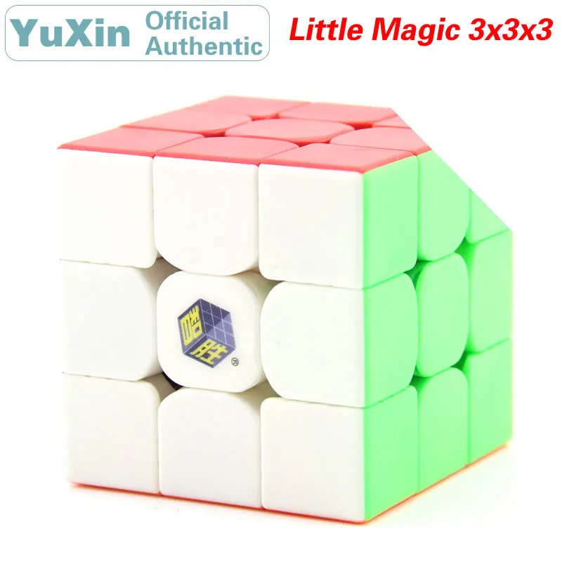 YuXin Little Magic 3x3x3 магический куб чжишэн 3x3 профессиональная скоростная твист-головоломка, развивающие игрушки для детей