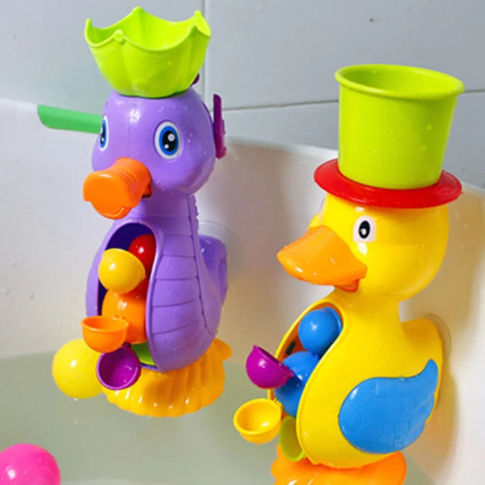 Мультфильм животных водное колесо Ванна Душ игрушка вода игрушка для малышей и YH-17