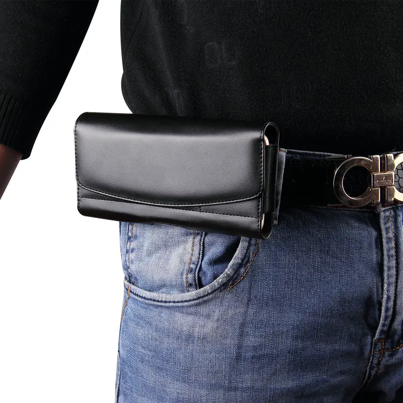 

Universal Phone Pouch Belt Clip Holster Waist Case for Coque Samsung A50 Case Samsung A40 Galaxy A30 A20E S10 S9 S8 + Pouch Case