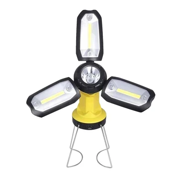 

Survival COB Flashlight Hiking Tent Portable USB Rechargeable Fishing ABS Plastic Indoor Outdoor LED Camping Lantern Emergency