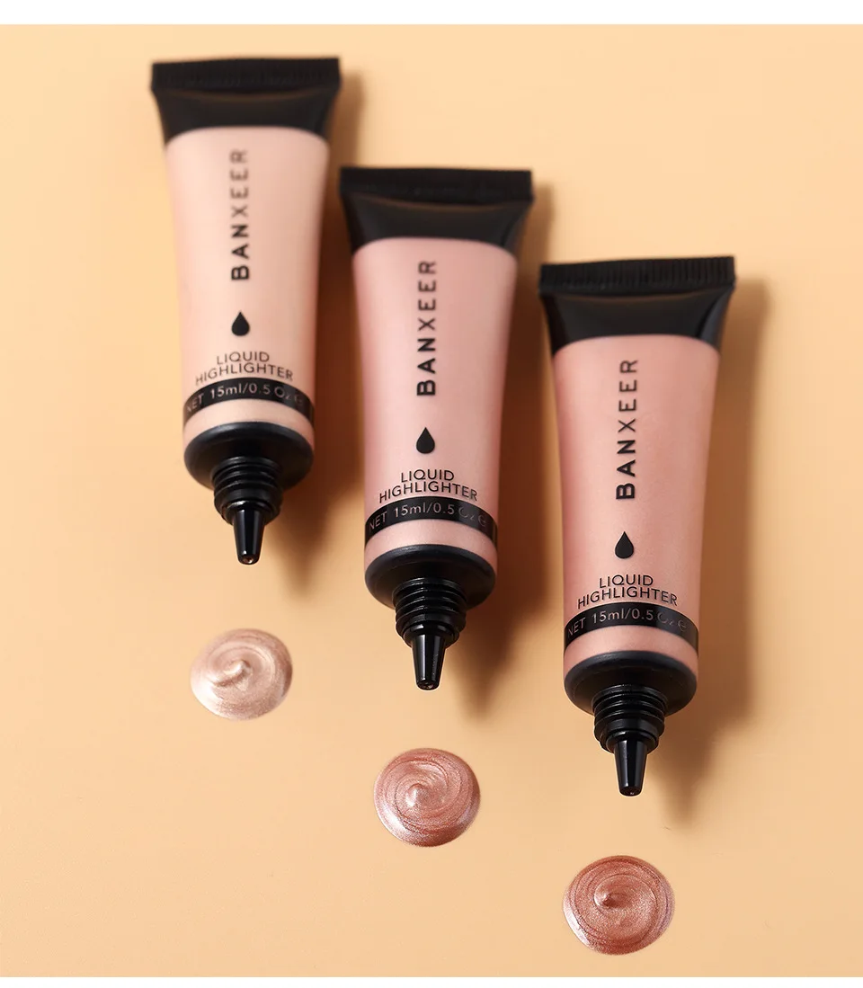 BANXEER Stereoscopic Light Muscle Highlight Liquid 15ml Moisturizing and Moisturizing Sleeping Silkworm Nasal Shadow Brightening