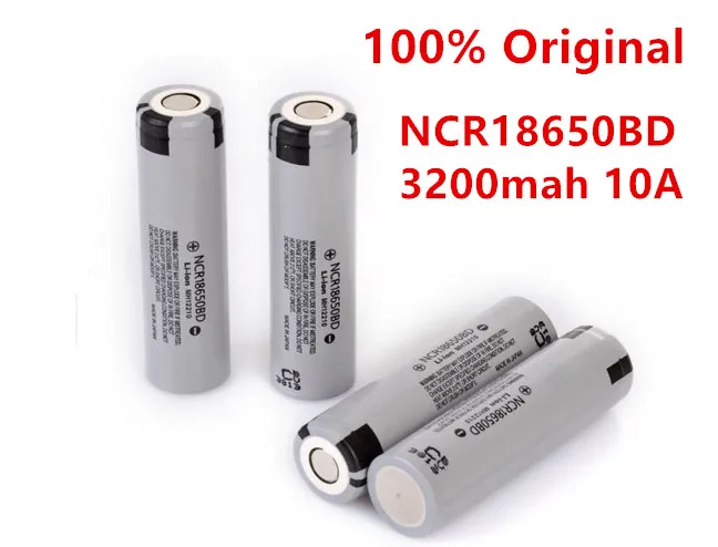 Бесплатная доставка Vapcell 100% оригинальный литий ионный аккумулятор NCR18650BD 3200 мАч 10A