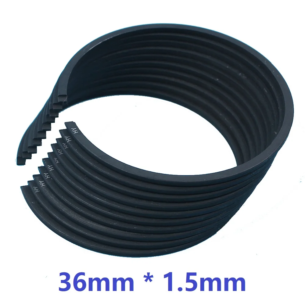 10 шт./лот 36 мм x 1 5 поршневое кольцо для триммера Zenoah G35L G3K 3410 Mitsubishi TL33 TANAKA SUM328 1E36F-2 36F