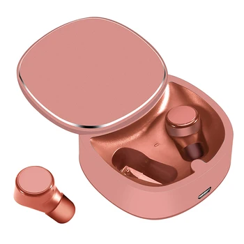 

TWS-06 Wireless Bluetooth Headset Mini Wireless Earbud Contact Waterproof Sport Wireless Binaural Bluetooth Headset(Rose Gold)